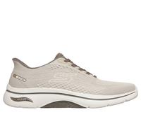 Skechers Slip-ins: GO WALK Arch Fit 2.0 - Percy en Marrón Bronceado, talla 41, Vegan