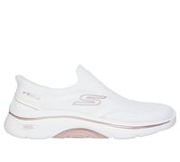 Skechers Slip-Ins: GO WALK Arch Fit 2.0 - Tatum en White Rose Gold, talla 37.5, Vegan