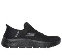 Skechers Go Walk Flex Hands Free Slip-ins - Grand Entry, Zapatillas de Deporte para Mujer, Negro, 38 EU Larga