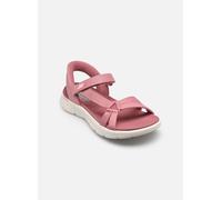 Skechers Mujer Go Walk Flex Sandal Illuminate Slip-In ENTRENADOR, Mauve Textile, 38 EU