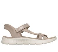 Skechers Slip-ins: GO WALK Flex Sandal - Illuminate en Taupe, talla 37, Vegan