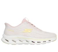 Skechers Slip-ins: GO WALK Glide-Step 2.0 - Maria en Natural/Rosa, talla 39, Vegan