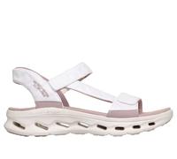 Skechers Slip-ins: GO WALK Glide-Step 2.0 Sandal - Cozy Fit Jada en Blanco/Rosa, talla 38, Vegan