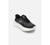 Skechers Go Walk MAX Cushioning Hyper Burst Nikita, Zapatillas Mujer, Black Textile/White Trim, 37 EU