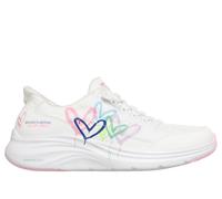 Skechers Slip-ins JGoldcrown: Contour Foam - Cozy Fit Timeless Heart en Blanco, talla 38.5