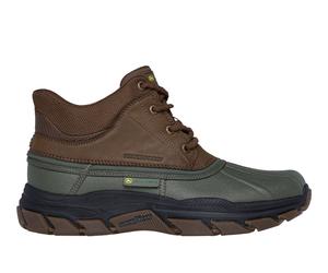 Skechers Slip-ins John Deere Waterproof Relaxed Fit: Respected - Swamper en Oliva/Marrón, talla 48.5