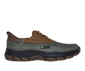 Skechers Slip-ins John Deere Waterproof Relaxed Fit: Respected - Tanzier en Oliva/Marrón, talla 47.5