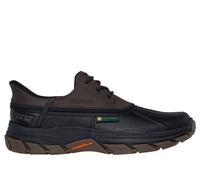 Skechers Slip-ins John Deere Waterproof: Respected - Tanzier en Chocolate/Negro, talla 45