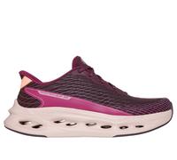 Skechers Zapatillas MAX Cushioning Glide-Step SapphireSneaker para Mujer, Tela sintética borgoña, 38 EU