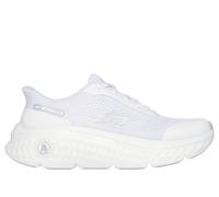 Skechers Slip-ins: Max Cushioning Hyper Craze 2.0 en Blanco/Plata, talla 38, Vegan