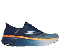 Skechers MAX Cushioning Premier 2.0 Ascendant II - Tenis sin Cordones para Hombre, Azul Marino/Naranja, 44.5 EU