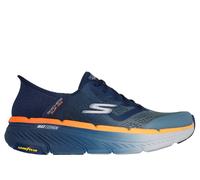 Skechers Zapatillas sin Cordones MAX Cushion Premier 2.0 para Hombre, Azul Marino/Naranja, 45 EU