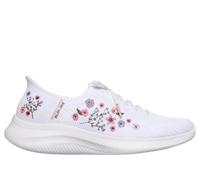Skechers Slip-ins Mommy & Me: Ultra Flex 4.0 - Sweet Petals en Blanca, talla 36.5, Vegan