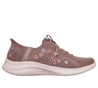 Skechers Slip-ins Mommy & Me: Ultra Flex 4.0 - Sweet Petals en Mocha, talla 36, Vegan