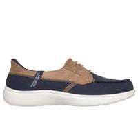 Skechers Slip-ins: On-The-GO Flex Radiant - Sandy en Navy, talla 38.5, Vegan