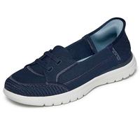 Skechers Slip-ins: On-The-go Flex-Top Notch, Botas Mujer, Azul Marino y Gris, 40 EU