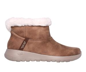 Skechers Slip-ins: On-The-GO Joy - Cozy Dream en Castaña, talla 36, Vegan