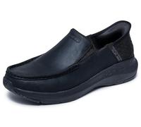 Skechers Slip-ins Parson - Oswin ZapatosHombre | Casual, sin cordones, ajuste relajado, espuma viscoelástica refrigerada por aire, cuero