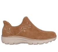 Skechers Slip-ins Relaxed Fit: Easy Going - Floral MoHombret en Castaña, talla 37