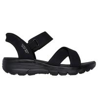 Skechers Easy Going Somewhere Sunny, Zapatillas Mujer, Negro, 37.5 EU
