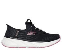 Skechers Slip-ins Relaxed Fit: Edgeride en Negro/Rosa, talla 39.5, Vegan