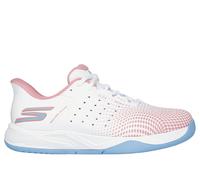 Skechers Slip-ins Relaxed Fit: Viper Court Reload en Blanco/Azul Claro, talla 37.5, Vegan