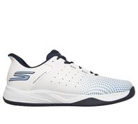 Skechers Slip-ins Relaxed Fit: Viper Court Reload en Blanco/Navy/Azul Claro, talla 40, Vegan