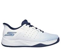 Skechers Slip-ins Relaxed Fit: Viper Court Reload en Blanco/Navy/Azul Claro, talla 43.5, Vegan