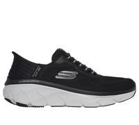 Skechers Slip-ins RF: D'Lux Walker 2.0 - Rezinate en Negro/Gris, talla 44, Vegan