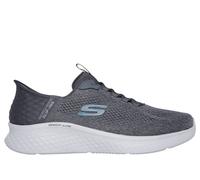 Skechers Skechers Lite Pro - Zapatillas Deportivas para Hombre, Malla de carbón con Ribete Azul, 46 EU