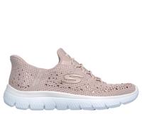 Skechers Slip-ins: Summits - Brilliant Shine en Rosa Claro, talla 40, Vegan