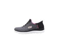 Skechers Tenis Summits para Mujer, Negro/Multicolor, 38.5 EU