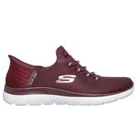Skechers Slip-ins: Summits - Diamond Dream en Borgoña, talla 38.5, Vegan
