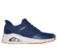 Skechers Tres-Air Uno Easy Steppers, Zapatillas Mujer, Navy Mesh/Hot Melt, 39 EU