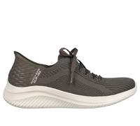 Skechers Slip-ins: Ultra Flex 3.0 - Brilliant en Oliva, talla 36.5, Vegan
