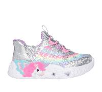 Skechers Slip-ins: Unicorn Charmer - Lil Starlite en Plata, talla 25