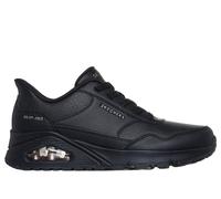 Skechers Tenis para mujer Slip-Ins Uno Simplified Duraleather Negro 40 EU