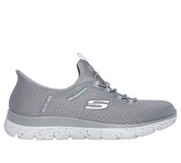 Skechers Slip-ins Waterproof: Summits - Best Choice en Gris/Agua, talla 38, Vegan
