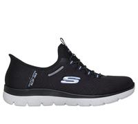 Skechers Slip-ins Waterproof: Summits - Best Choice en Negro/Azul Claro, talla 40, Vegan