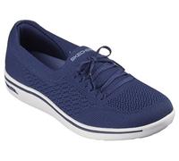 Skechers Slip On, Mocasín Mujer, Azul Marino y Blanco, 36 EU