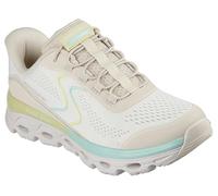 Skechers Tenis sin cordones con suela deslizante para mujer, Ntmt=natural/Multi, 37 EU