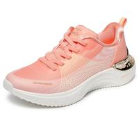 Skechers Snoop Ace Cyber Walker, Zapatillas Mujer, Orange Mesh/Hot Melt, 40 EU