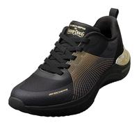 Skechers Snoop Ace Cyber Walker Zapatillas de deporte para hombre, Negro y dorado., 41 EU