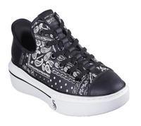 Skechers Snoop Dogg: Snoop One-Double G - Tenis sin Cordones para Mujer, Negro/Blanco, 41 EU