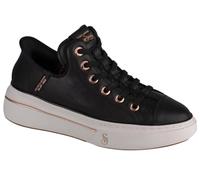 Skechers Snoop Dogg:Snoop One-OG Hands Free Slip-ins, Zapatillas Mujer, Black Leather/Rose Gold Trim, 38.5 EU