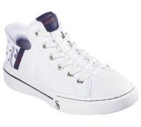 Skechers Snoop Dogg: Snoop One-OG - Tenis de Lona Manos Libres para Hombre, Blanco/Azul Marino/Rojo, 44 EU