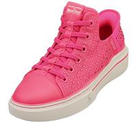 Skechers Snoop One Rhine-Stoned - Tenis para Mujer, Lona Rosa con Diamantes de imitación, 41 EU