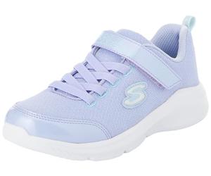 Skechers Sole Swifters Running Sweet, Zapatillas Niñas, Malla Brillante Lavanda Ribete Turquesa, 27.5 EU