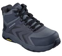Skechers Speed-Flex Trekker Nordown, Botas de Seguridad y contra Incendios Hombre, Charcoal Textile/Synthetic, 45 EU