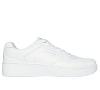 Skechers Zapatillas para Mujer Plimsolls, Blanco, 38.5 EU